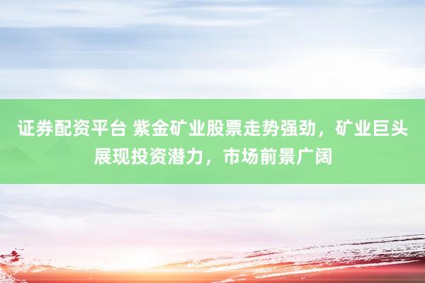 证券配资平台 紫金矿业股票走势强劲，矿业巨头展现投资潜力，市场前景广阔