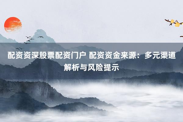 配资资深股票配资门户 配资资金来源：多元渠道解析与风险提示